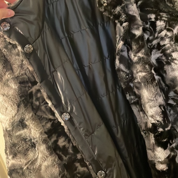 NWT VIA SPIGA reversible winter coat sz.2x - Picture 4 of 14